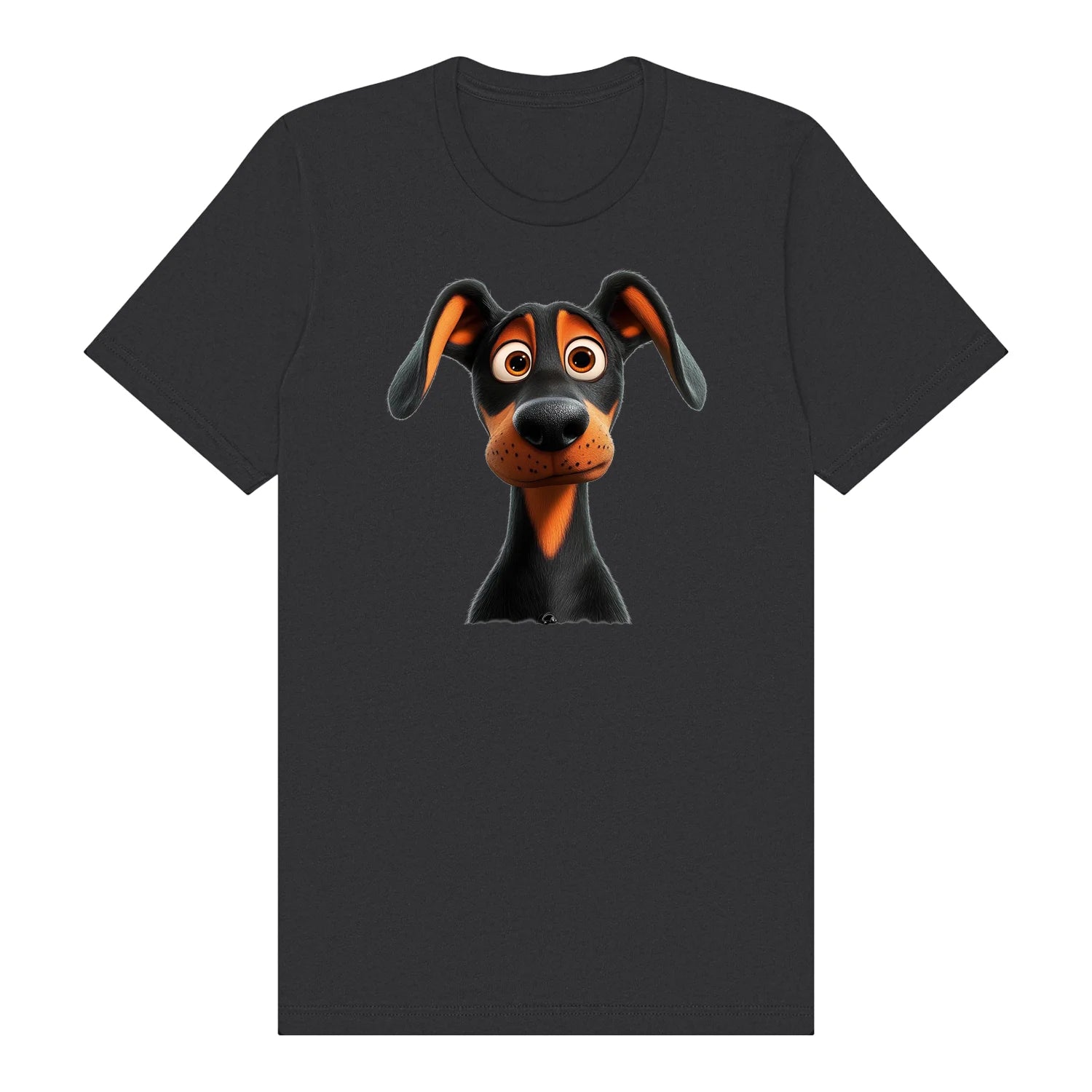 T-shirt Dog graphic 0042 - Dark Grey