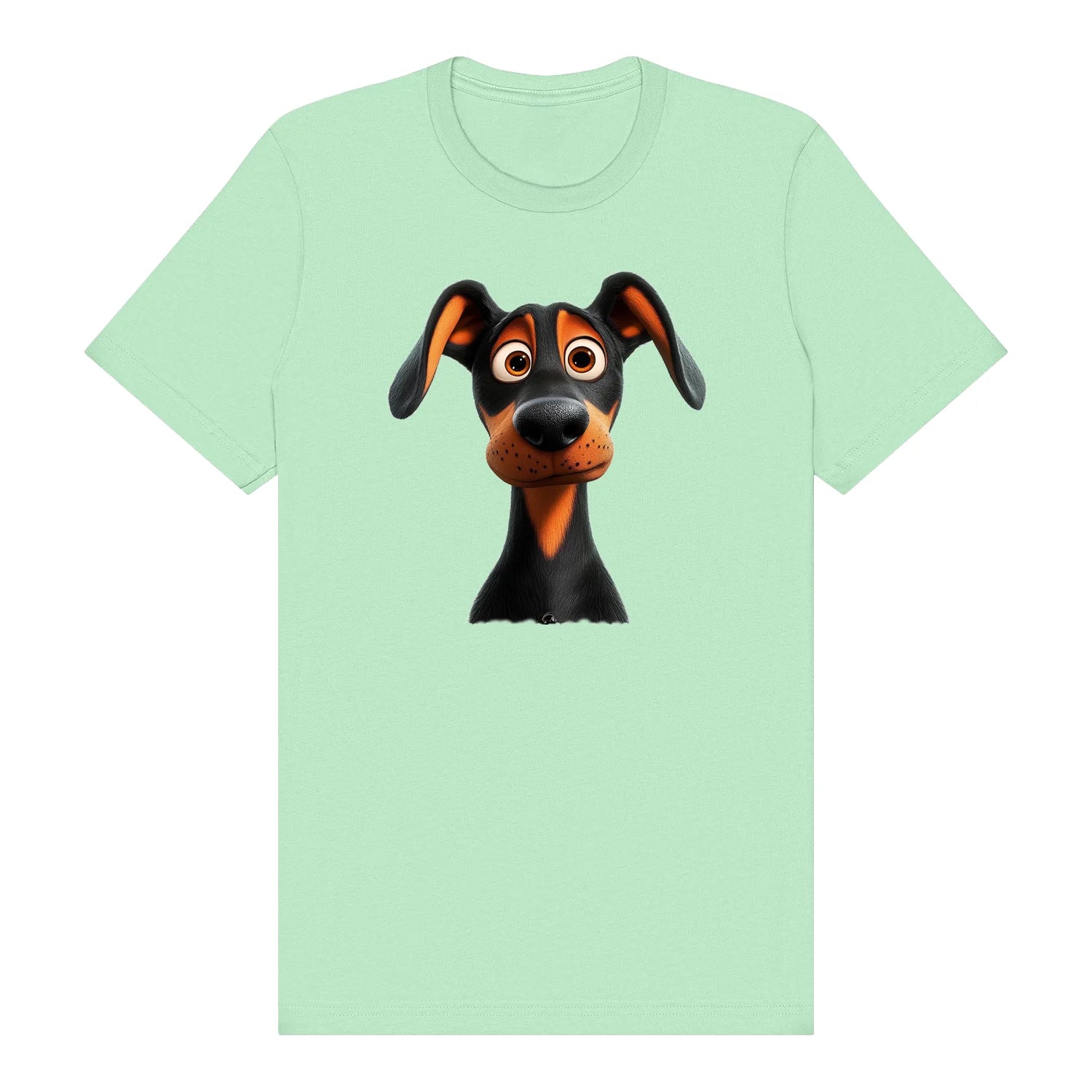 T-shirt Dog graphic 0042 - Mint