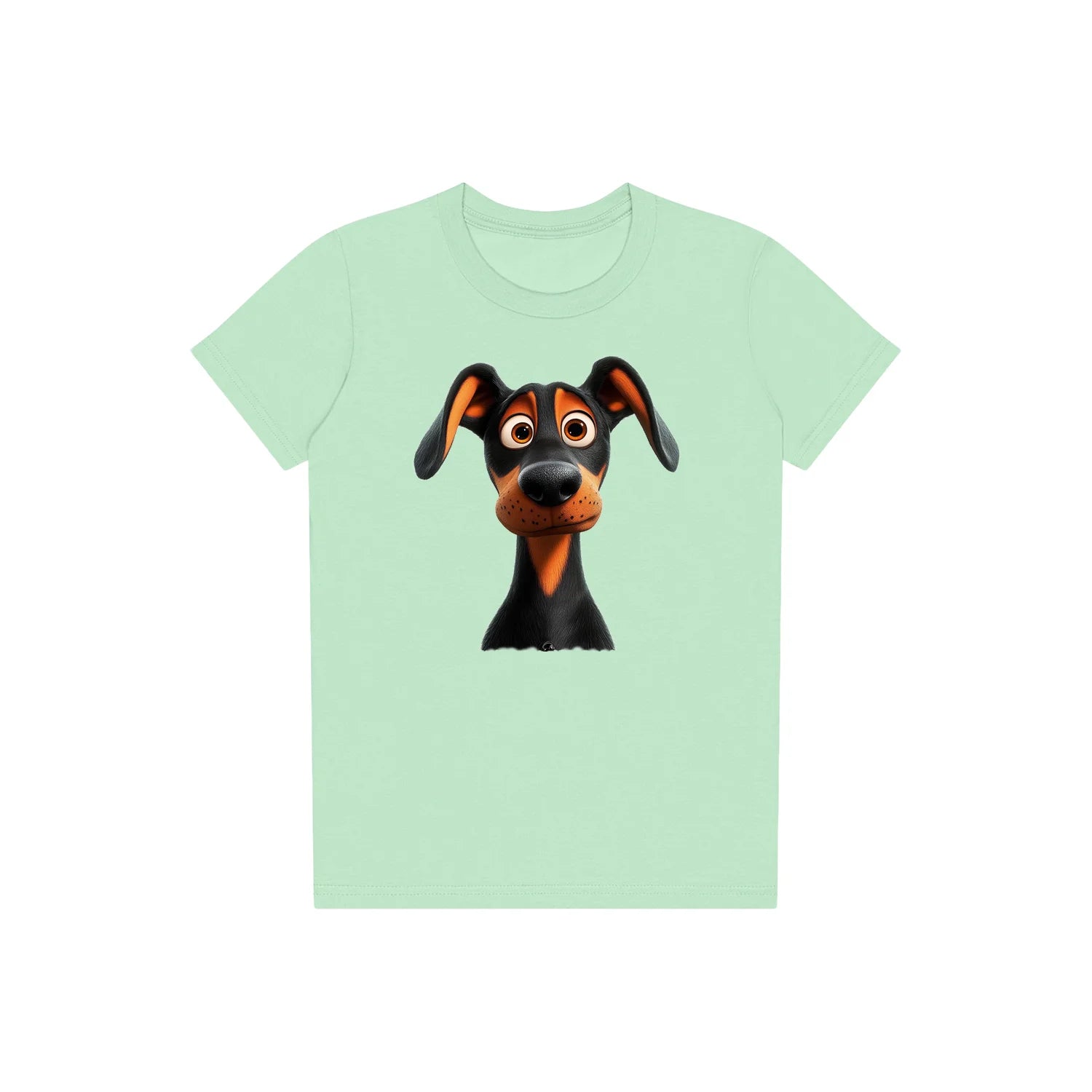 T-shirt Dog graphic 0042 - Mint