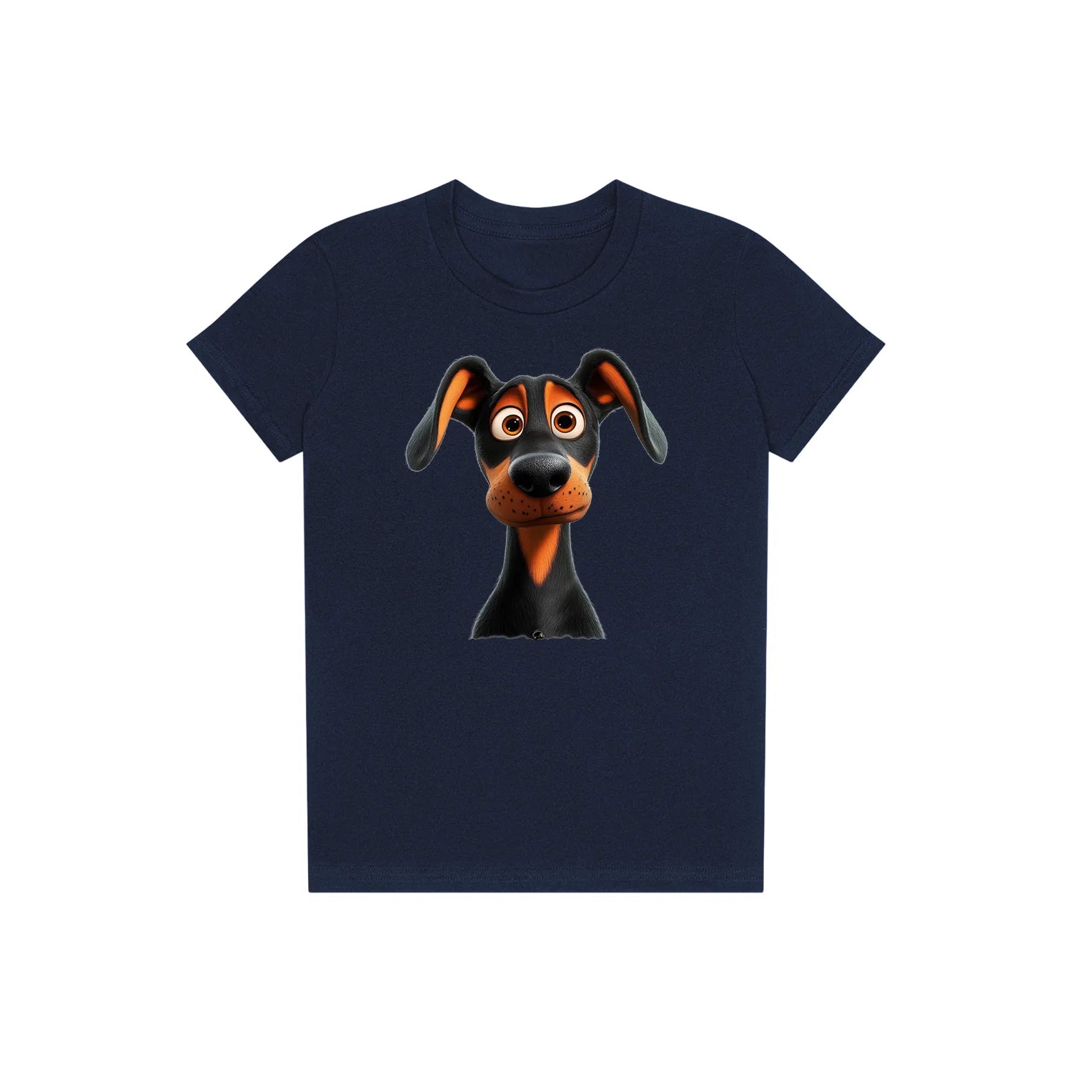 T-shirt Dog graphic 0042 - Navy