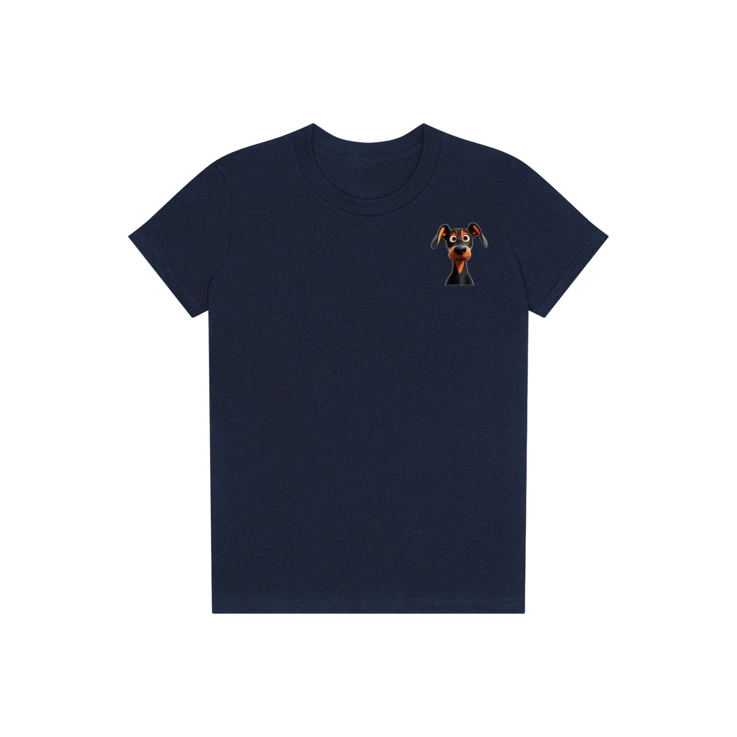 T-shirt Dog graphic 0042 - Navy
