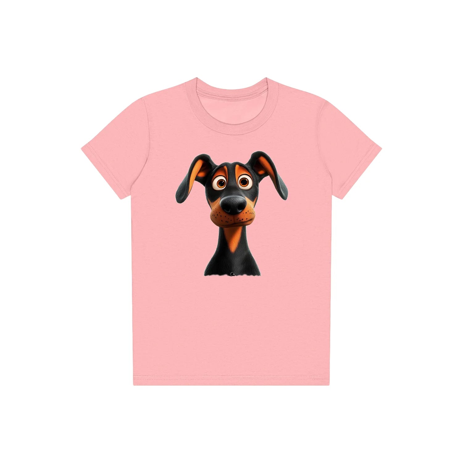 T-shirt Dog graphic 0042 - Pink