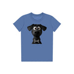 T-shirt Dog graphic 0043 - Columbia Blue