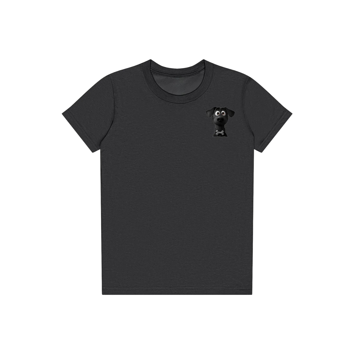 T-shirt Dog graphic 0043 - Dark Grey