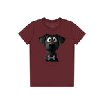 T-shirt Dog graphic 0043 - Maroon