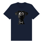 T-shirt Dog graphic 0043 - Navy