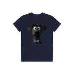 T-shirt Dog graphic 0043 - Navy