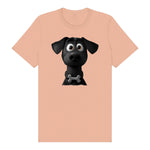 T-shirt Dog graphic 0043 - Peach