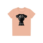 T-shirt Dog graphic 0043 - Peach
