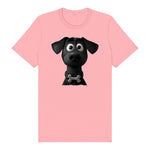 T-shirt Dog graphic 0043 - Pink