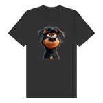 T-shirt Dog graphic 0044 - Dark Grey