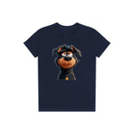 T-shirt Dog graphic 0044 - Navy