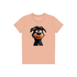 T-shirt Dog graphic 0044 - Peach
