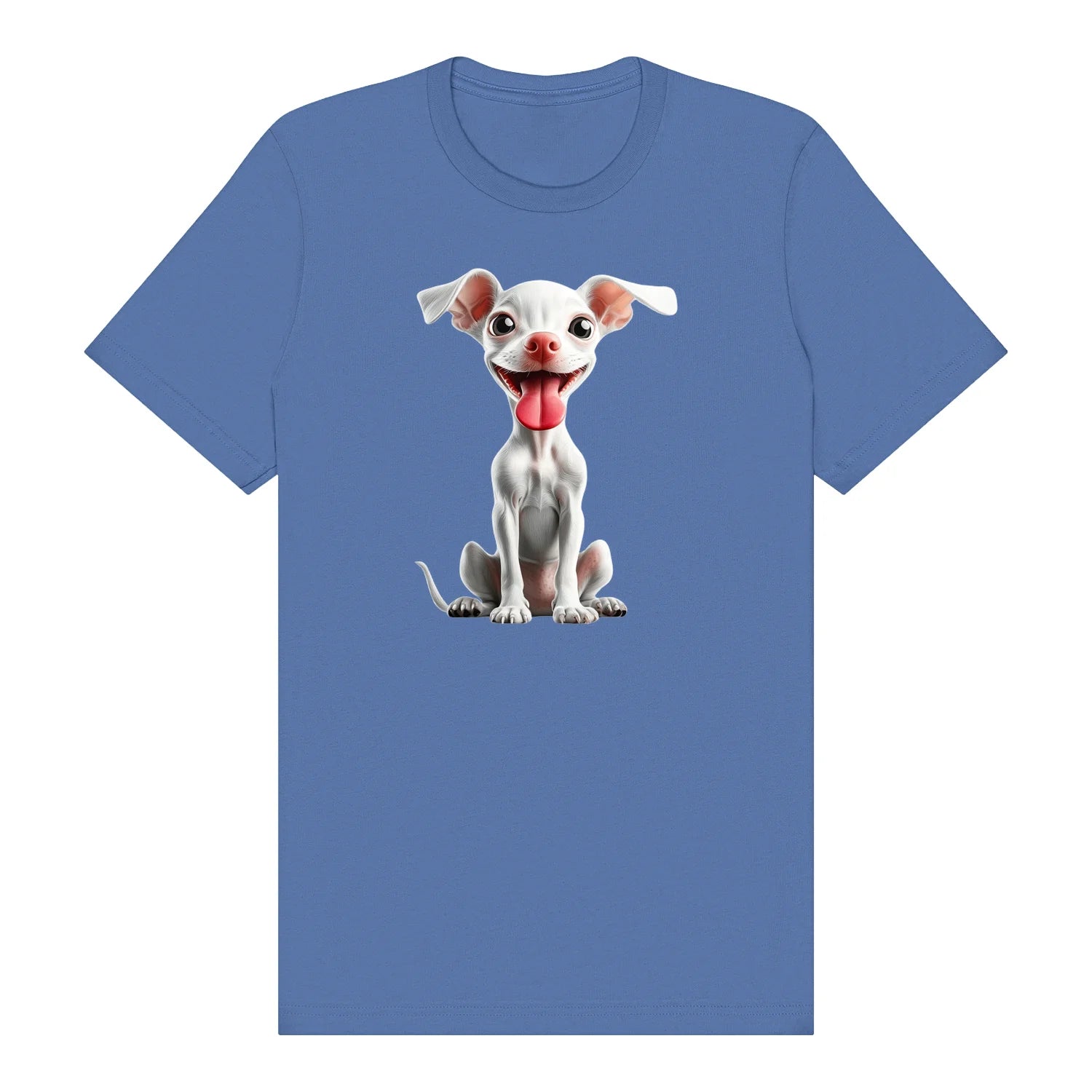 T-shirt Dog graphic 0045 - Columbia Blue