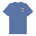 T-shirt Dog graphic 0045 - Columbia Blue