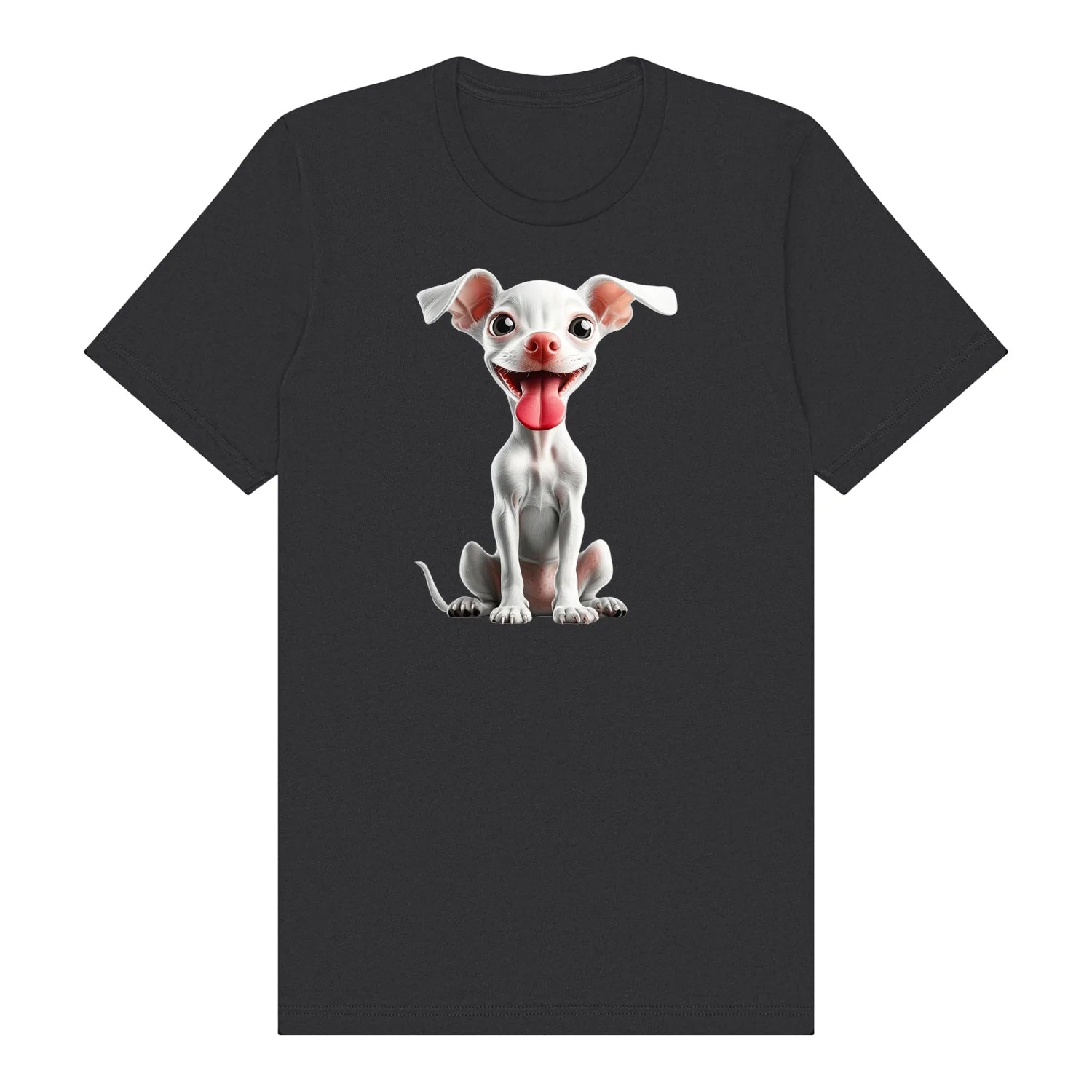T-shirt Dog graphic 0045 - Dark Grey