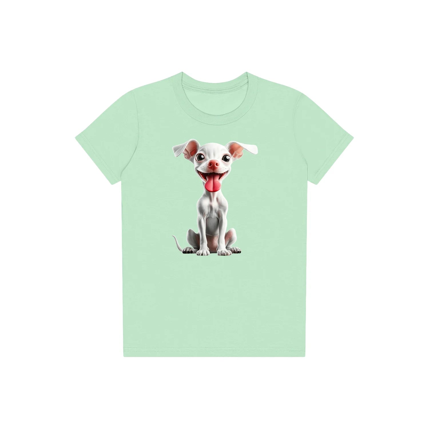 T-shirt Dog graphic 0045 - Mint