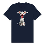 T-shirt Dog graphic 0045 - Navy