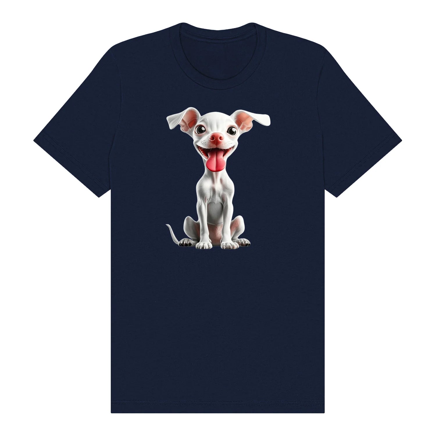T-shirt Dog graphic 0045 - Navy