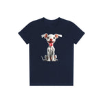 T-shirt Dog graphic 0045 - Navy