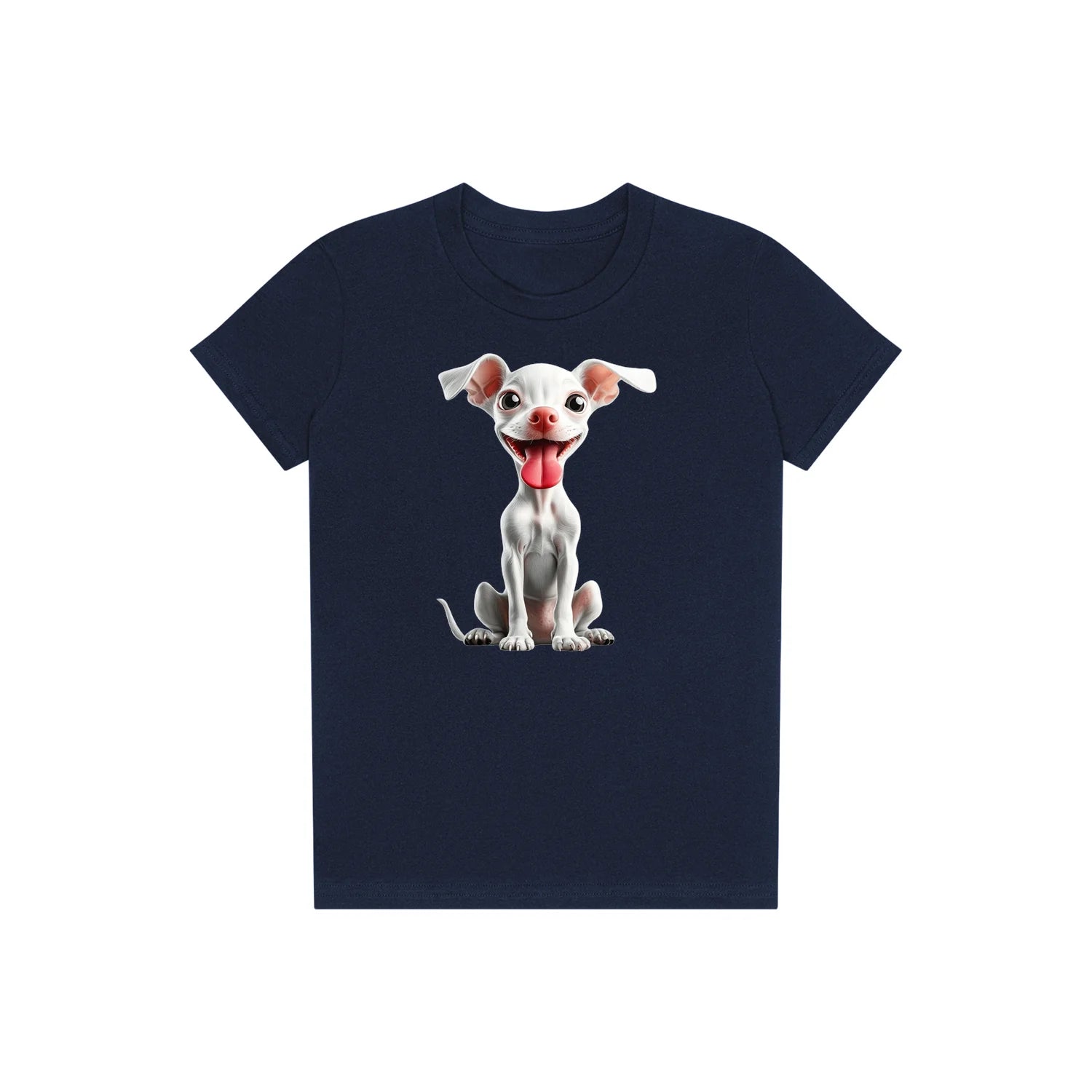 T-shirt Dog graphic 0045 - Navy