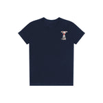 T-shirt Dog graphic 0045 - Navy