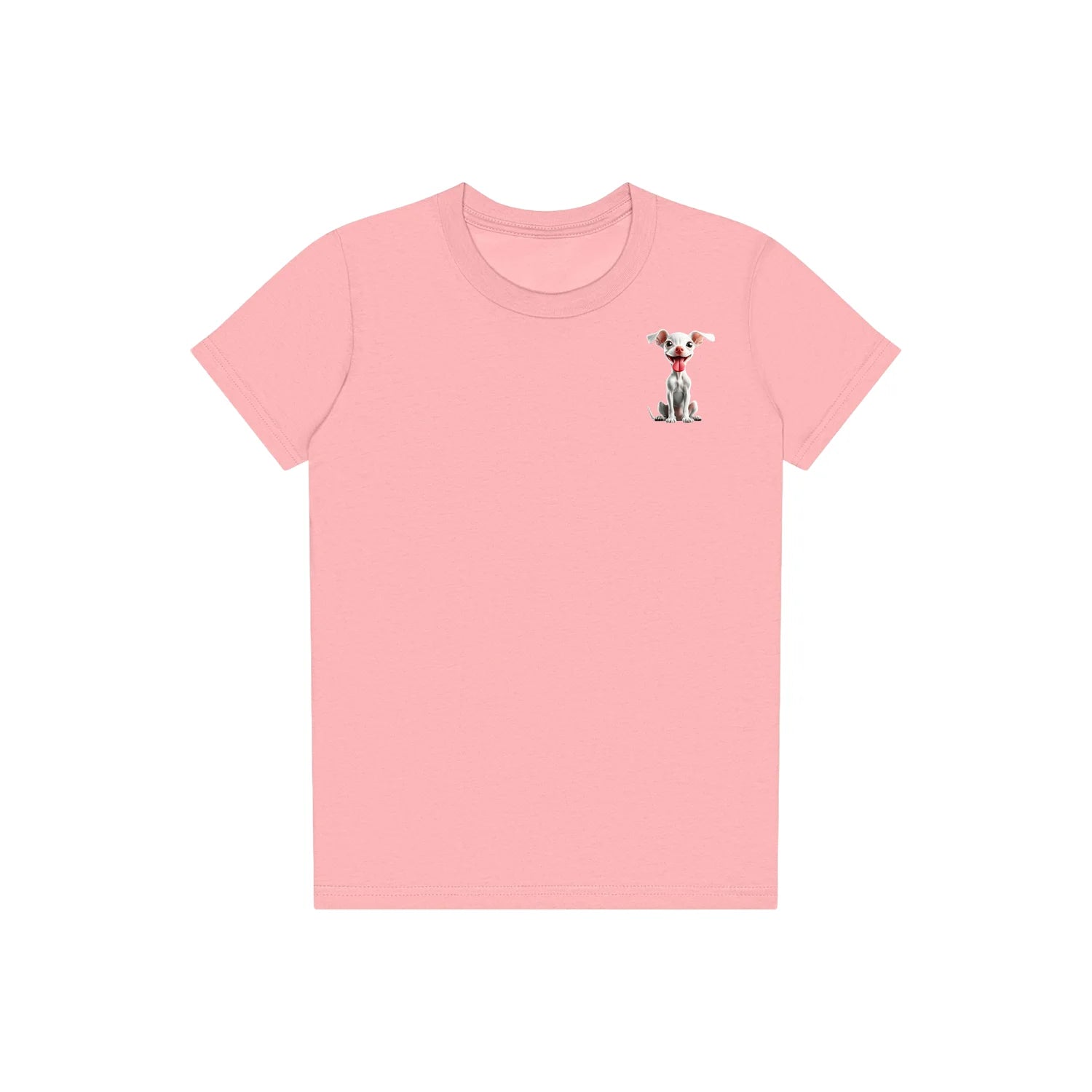 T-shirt Dog graphic 0045 - Pink