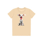 T-shirt Dog graphic 0045 - Soft Cream