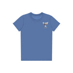 T-shirt Dog graphic 0046 - Columbia Blue