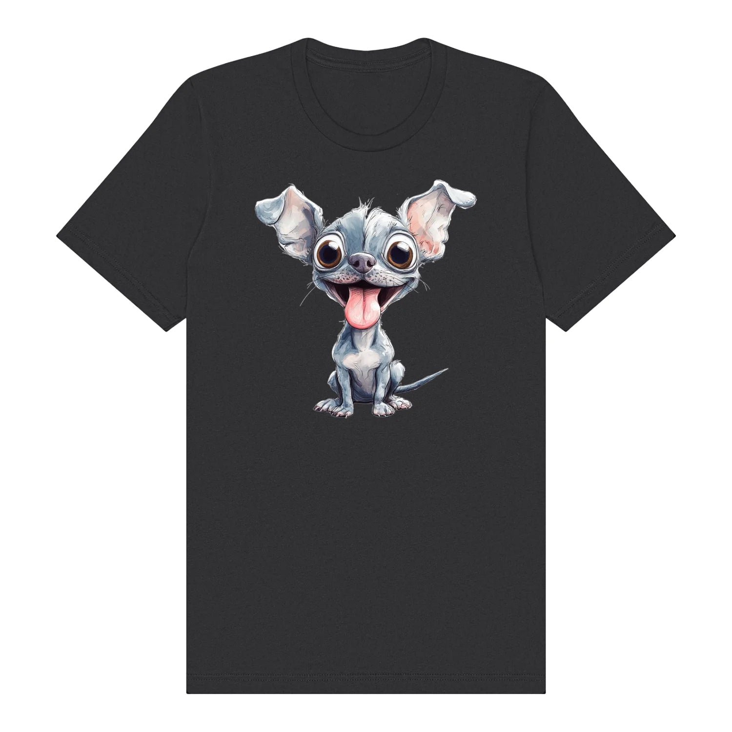 T-shirt Dog graphic 0046 - Dark Grey