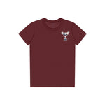 T-shirt Dog graphic 0046 - Maroon