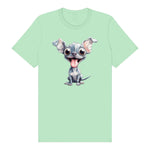 T-shirt Dog graphic 0046 - Mint