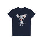 T-shirt Dog graphic 0046 - Navy
