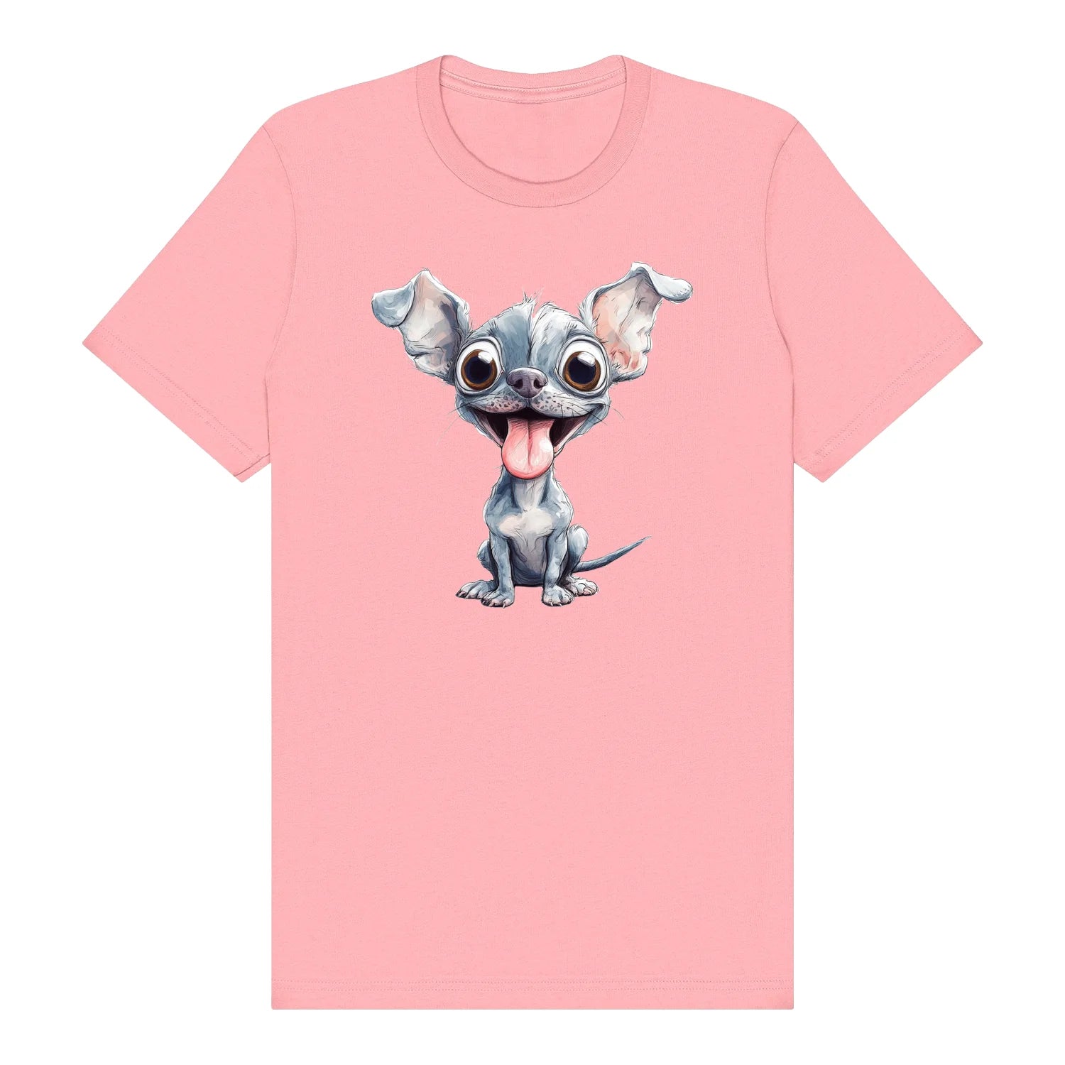 T-shirt Dog graphic 0046 - Pink