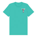 T-shirt Dog graphic 0046 - Teal