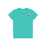 T-shirt Dog graphic 0046 - Teal