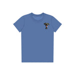 T-shirt Dog graphic 0047 - Columbia Blue