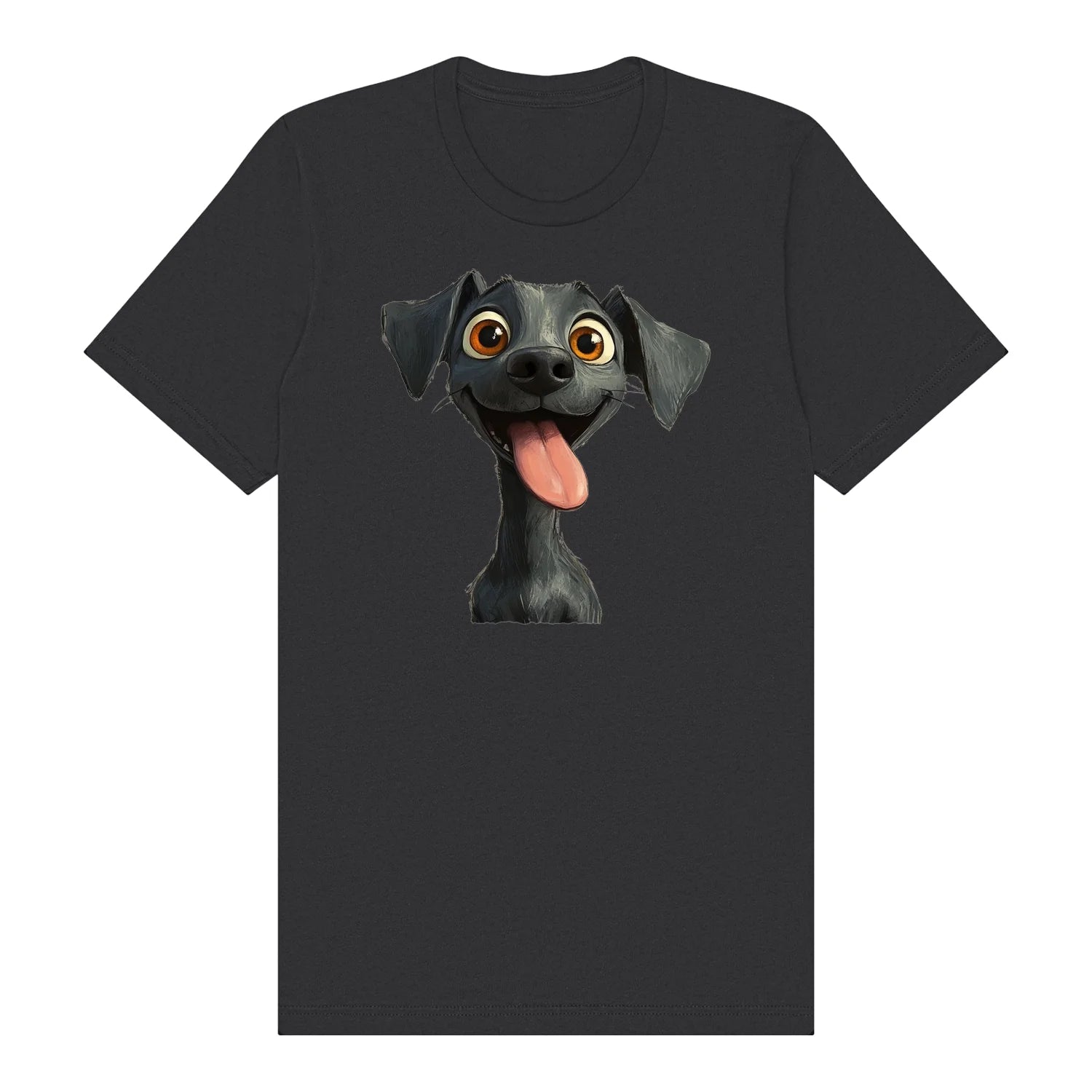 T-shirt Dog graphic 0047 - Dark Grey