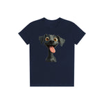 T-shirt Dog graphic 0047 - Navy