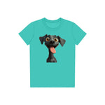 T-shirt Dog graphic 0047 - Teal