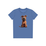 T-shirt Dog graphic 0048 - Columbia Blue