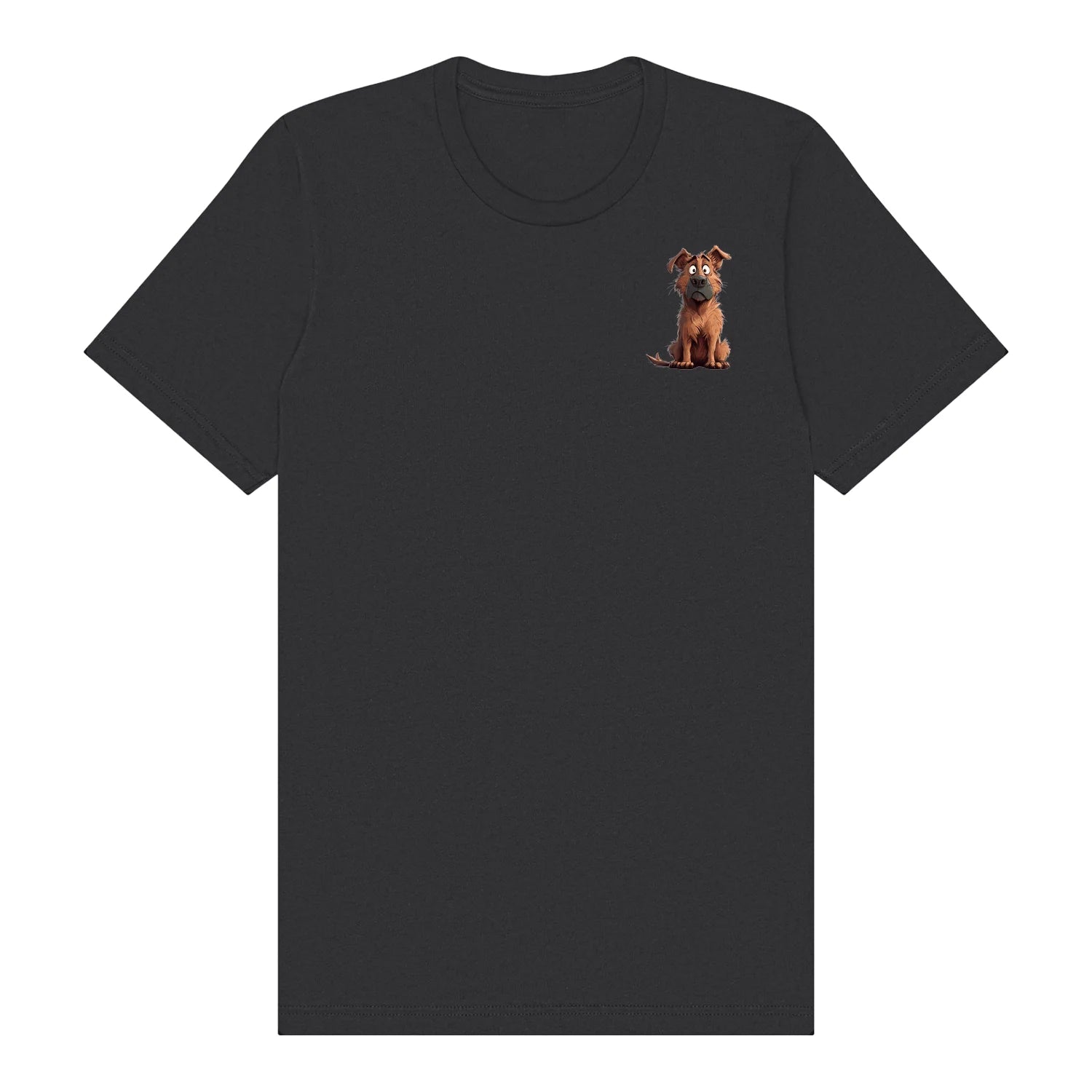 T-shirt Dog graphic 0048 - Dark Grey