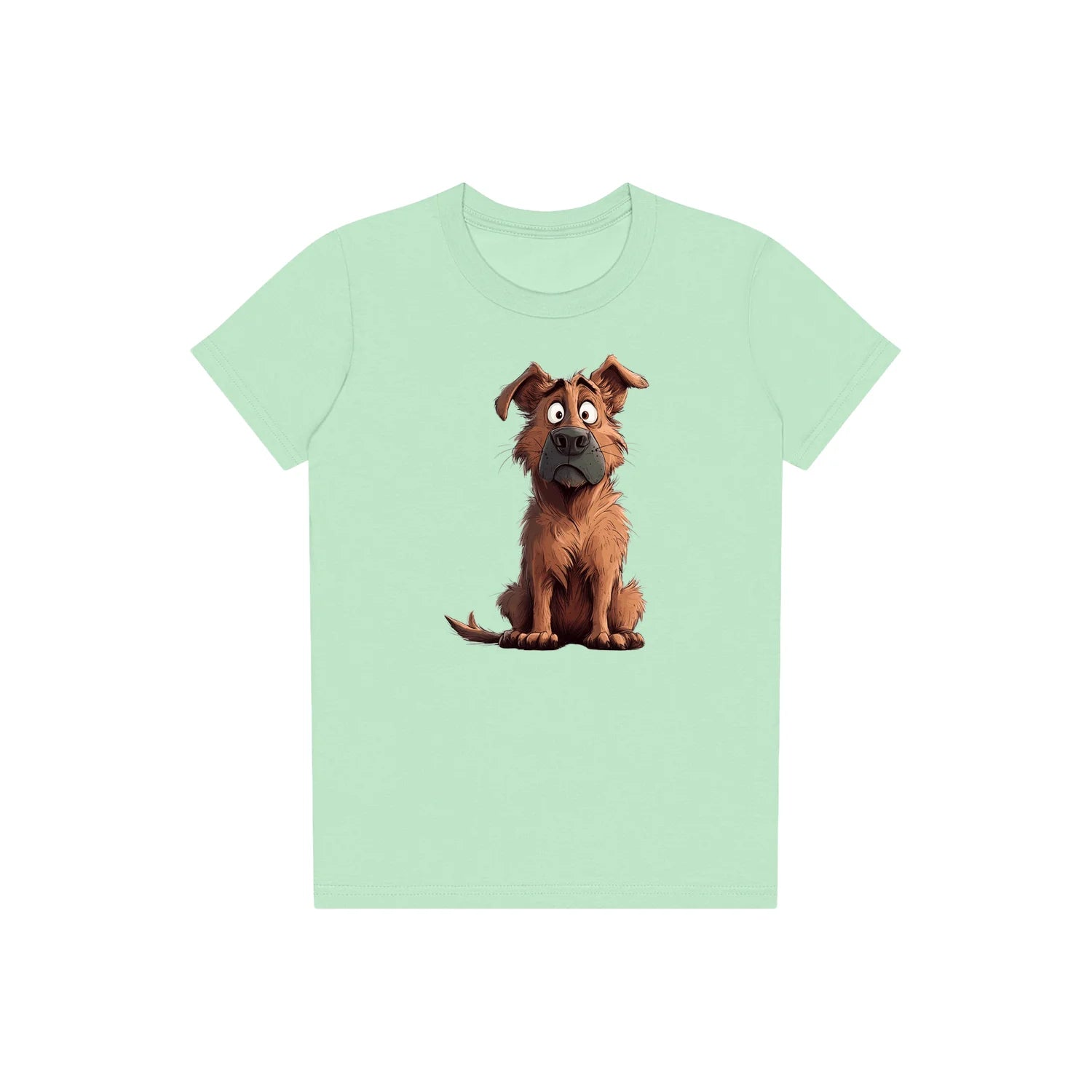 T-shirt Dog graphic 0048 - Mint