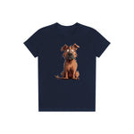 T-shirt Dog graphic 0048 - Navy