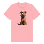 T-shirt Dog graphic 0048 - Pink