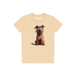T-shirt Dog graphic 0048 - Soft Cream