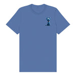 T-shirt Dog graphic 0049 - Columbia Blue