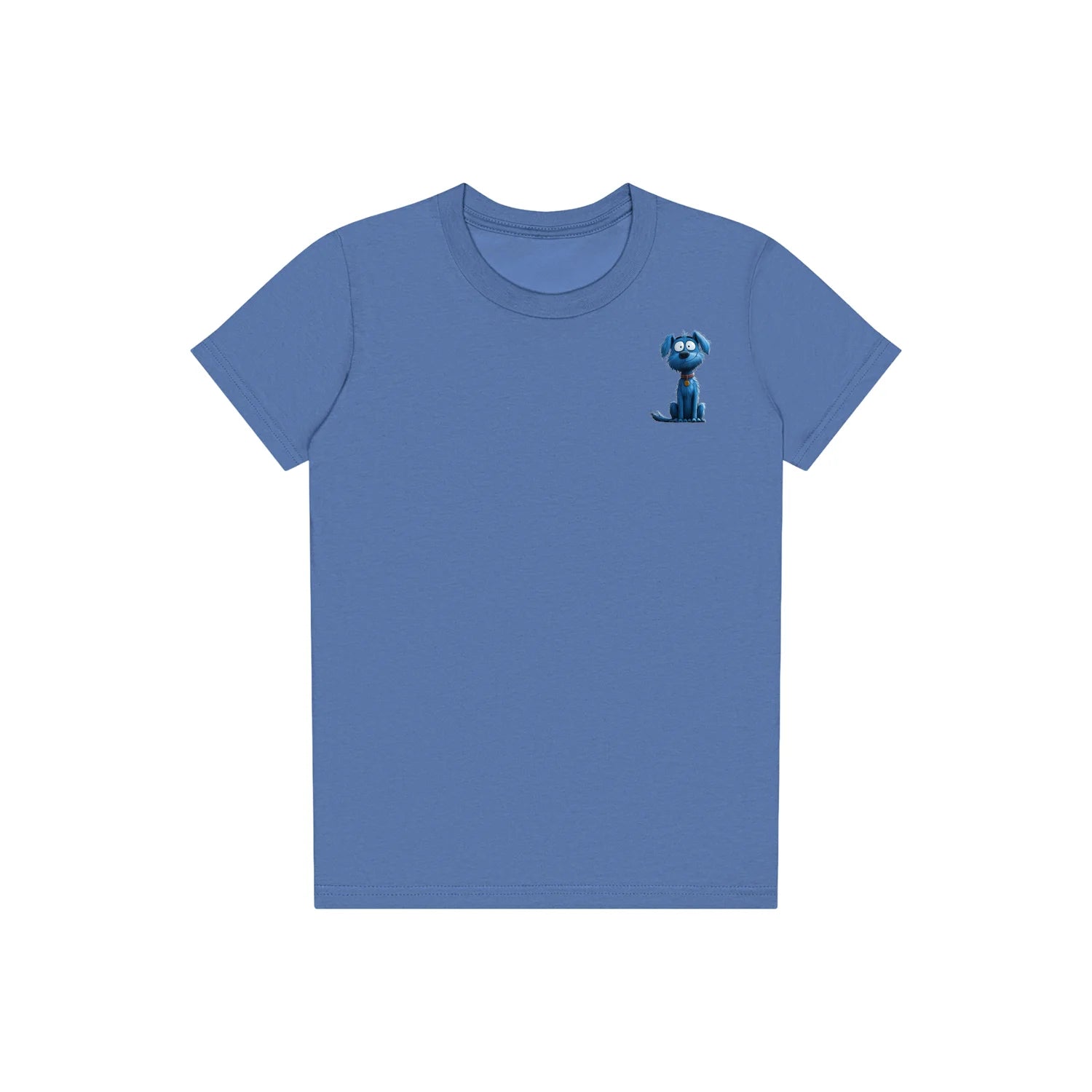 T-shirt Dog graphic 0049 - Columbia Blue