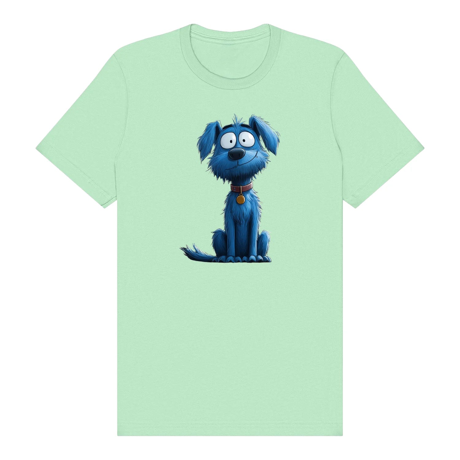 T-shirt Dog graphic 0049 - Mint