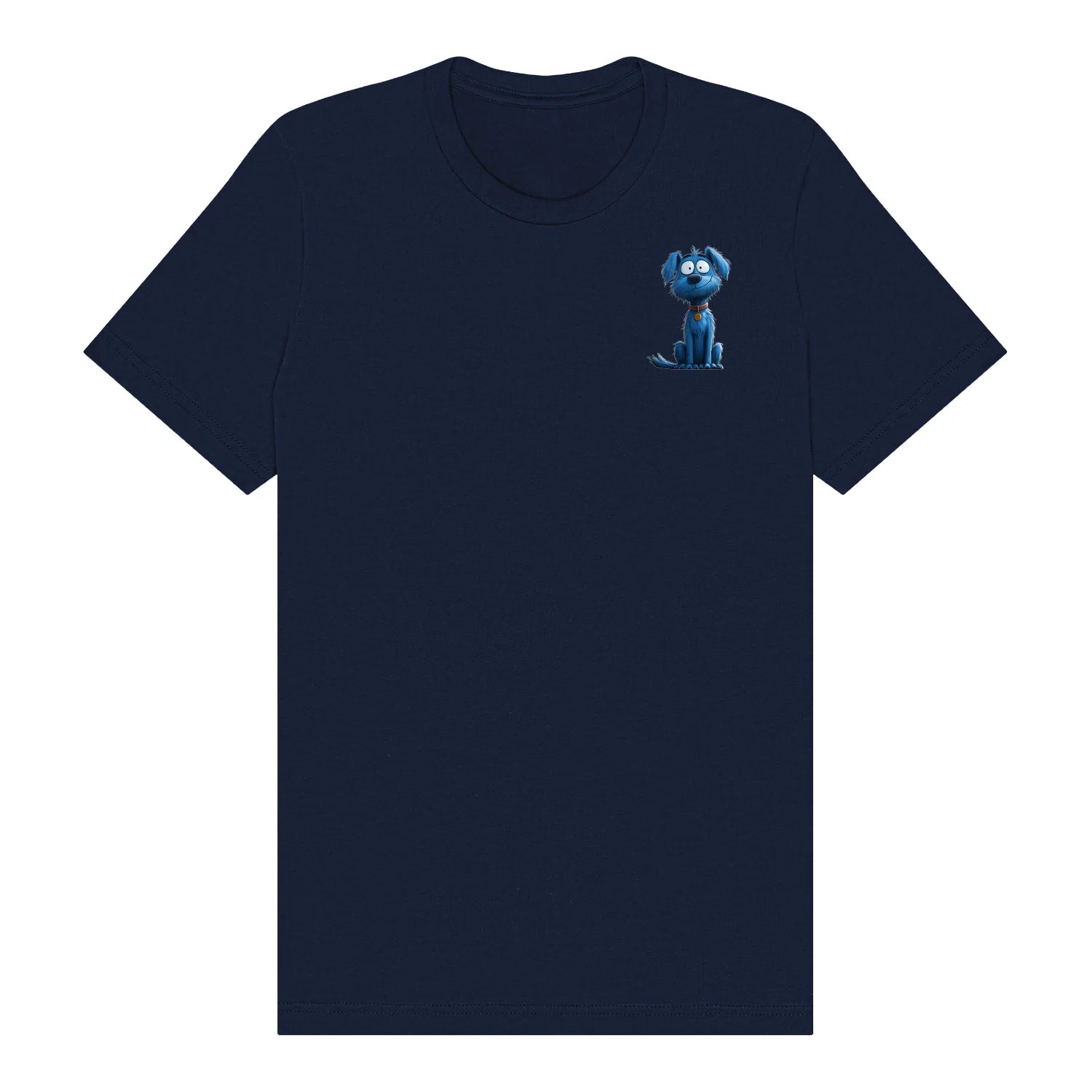 T-shirt Dog graphic 0049 - Navy